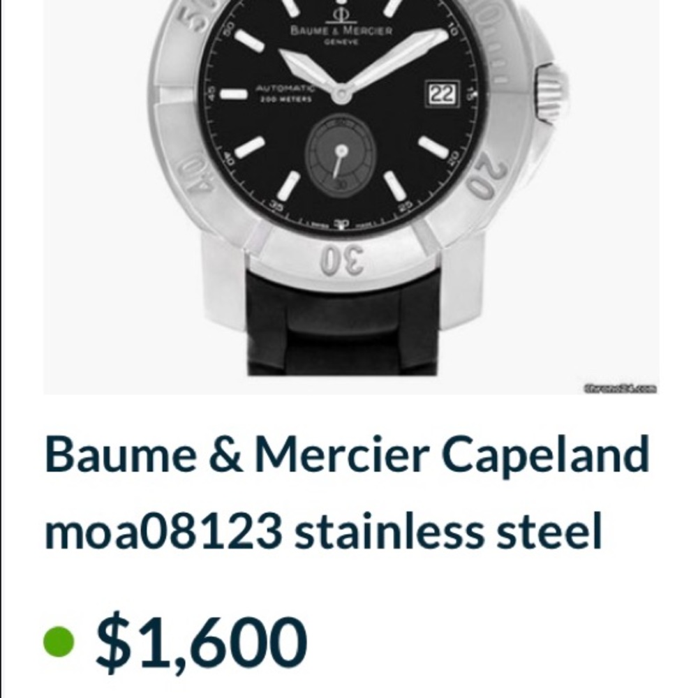 Baume & mercie watch barely used good conditions